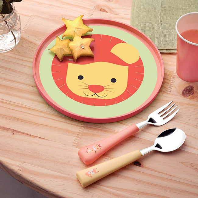 Tramontina Baby Friends Children's Cutlery & Plate Set, 3pc