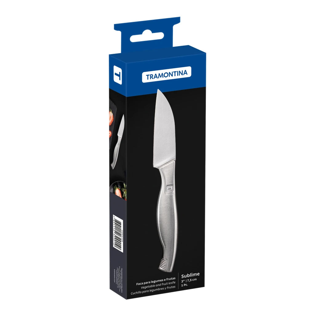 Tramontina Sublime Stainless Steel Vegetable And Fruit Knife, 8cm
