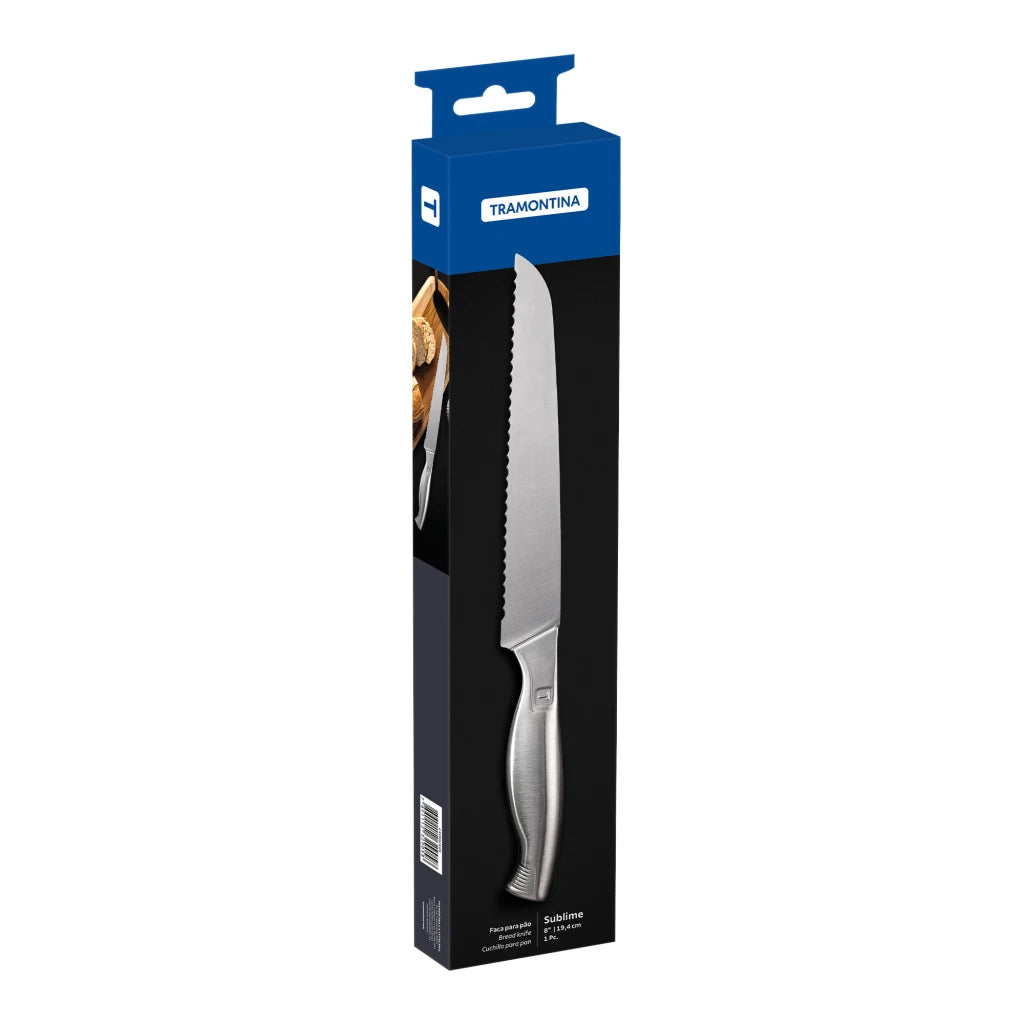 Tramontina Sublime Stainless Steel Bread Knife, 20cm