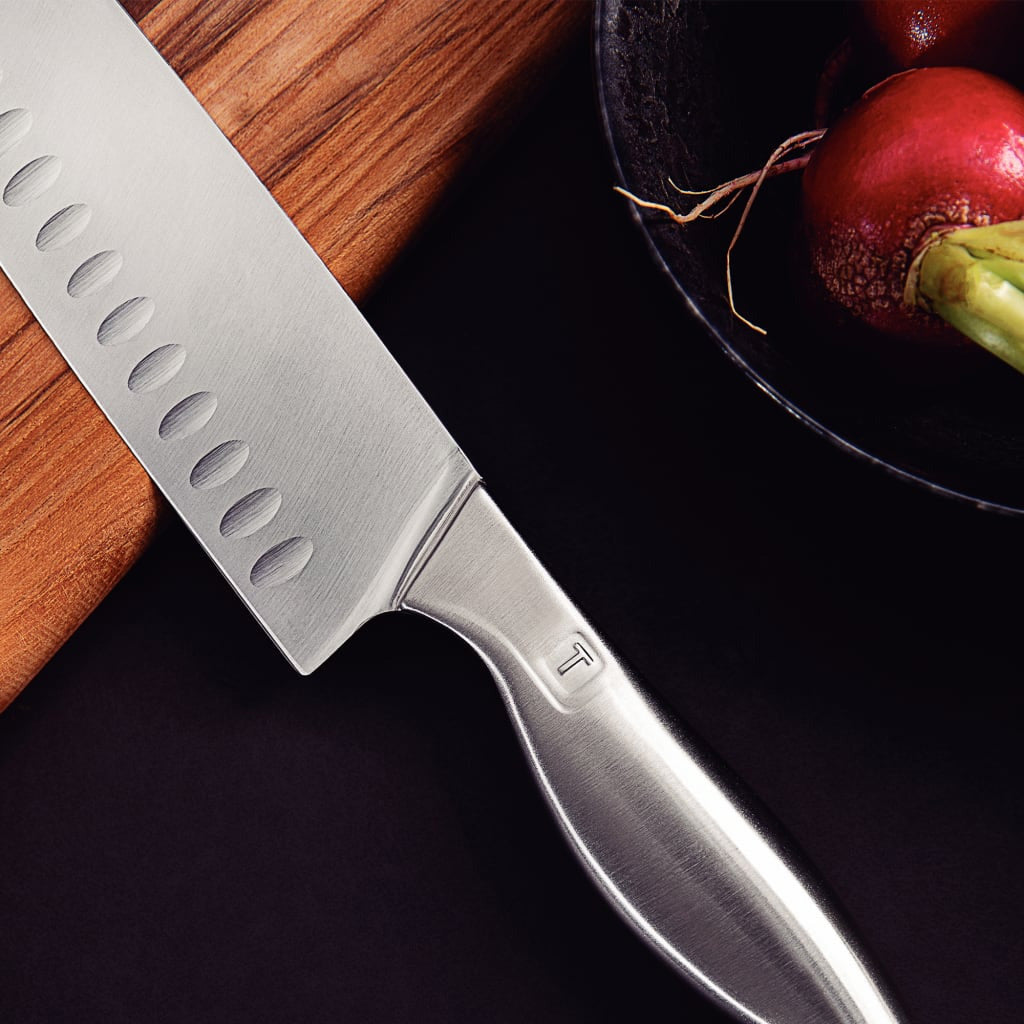 Tramontina Sublime Stainless Steel Santoku Knife, 19cm
