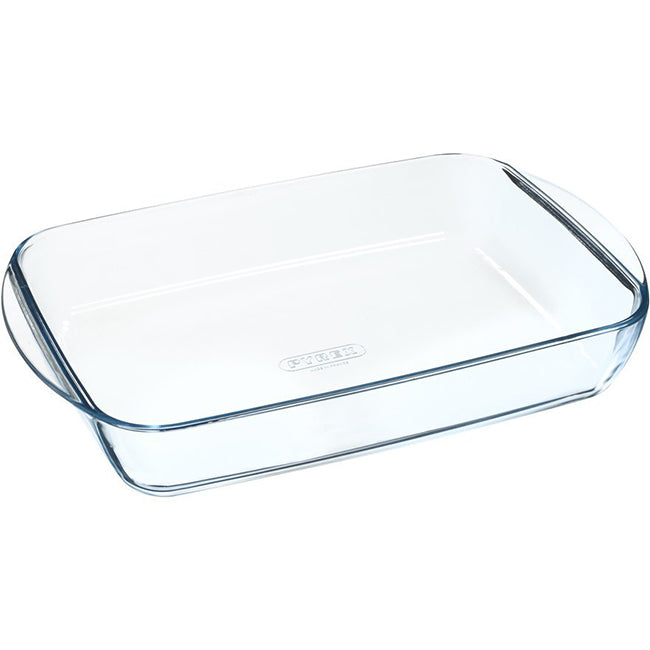 Pyrex Essentials Rectangular Roasting Dish With Lid, 4.5L