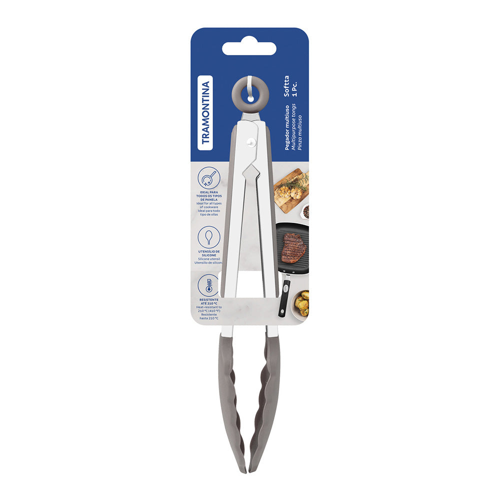 Tramontina Soffta Silicone Multi-Purpose Tongs, 27cm