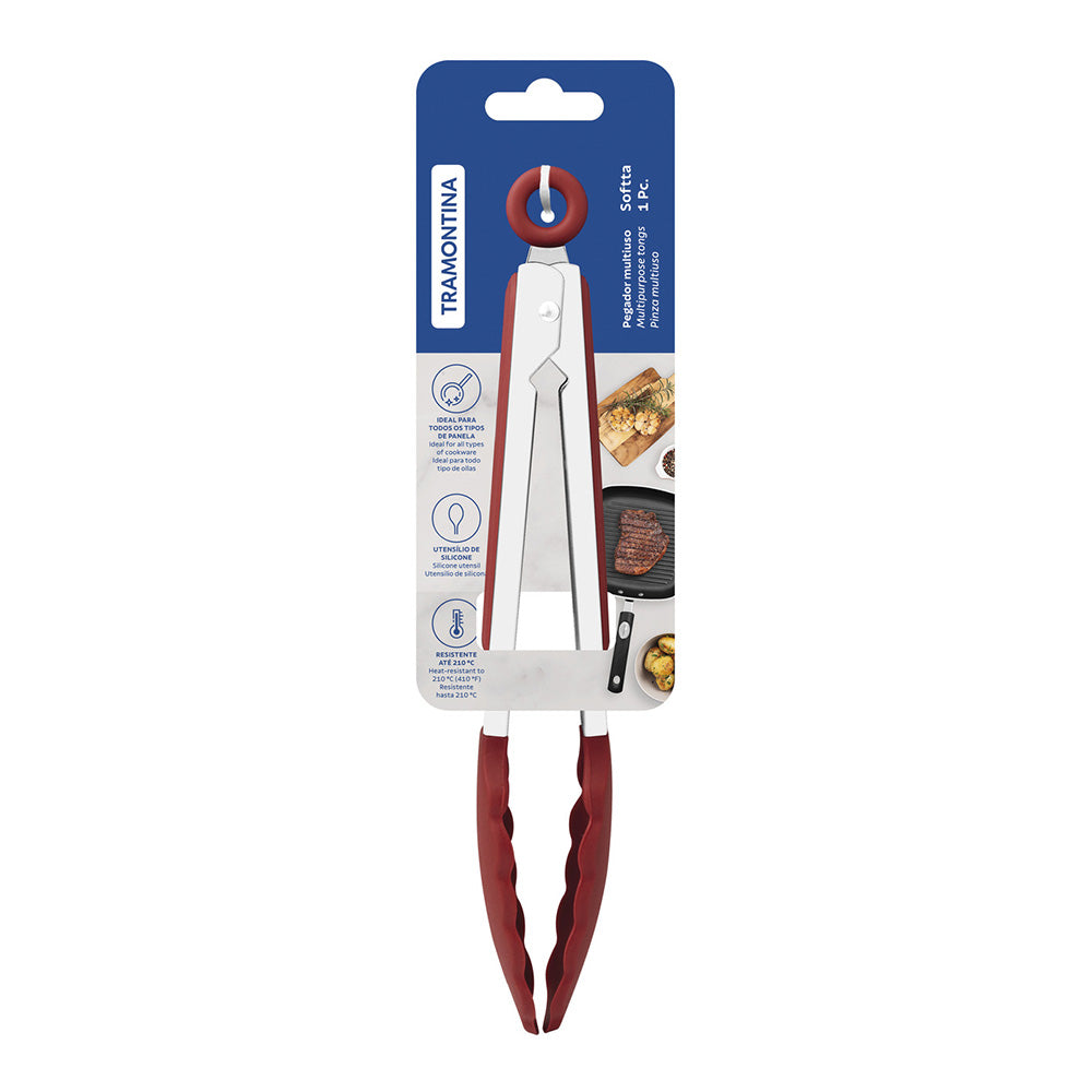 Tramontina Soffta Silicone Multi-Purpose Tongs, 27cm