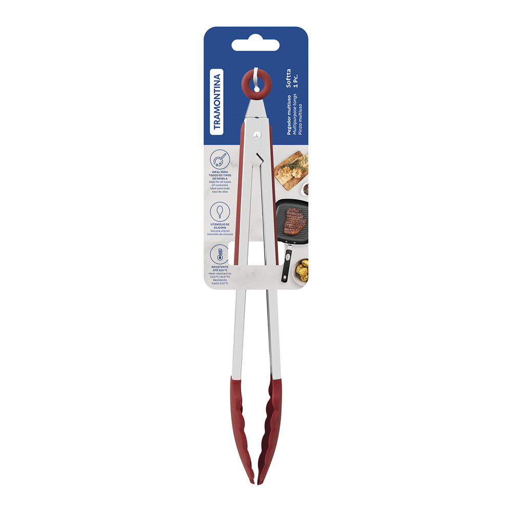 Tramontina Soffta Silicone Multi-Purpose Tongs, 34cm