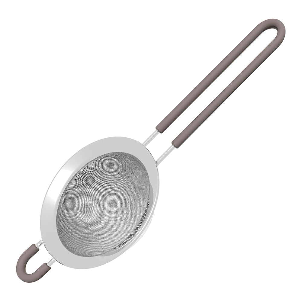Tramontina Soffta Stainless Steel Mini Sieve with Silicone Handles, 8.8cm