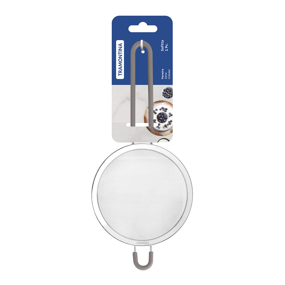 Tramontina Soffta Stainless Steel Mini Sieve, 12cm
