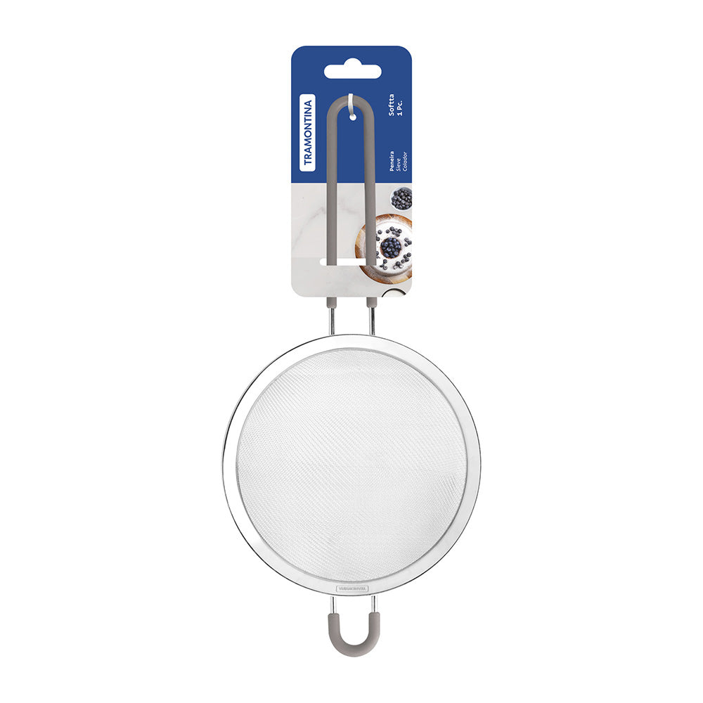 Tramontina Soffta Stainless Steel Sieve, 16cm