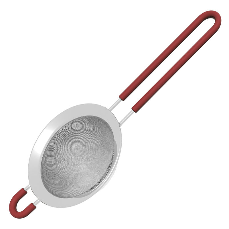 Tramontina Soffta Stainless Steel Mini Sieve with Silicone Handles, 8.8cm