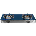 Totai Double Burner Auto Ignition Gas Stove With Glass Top