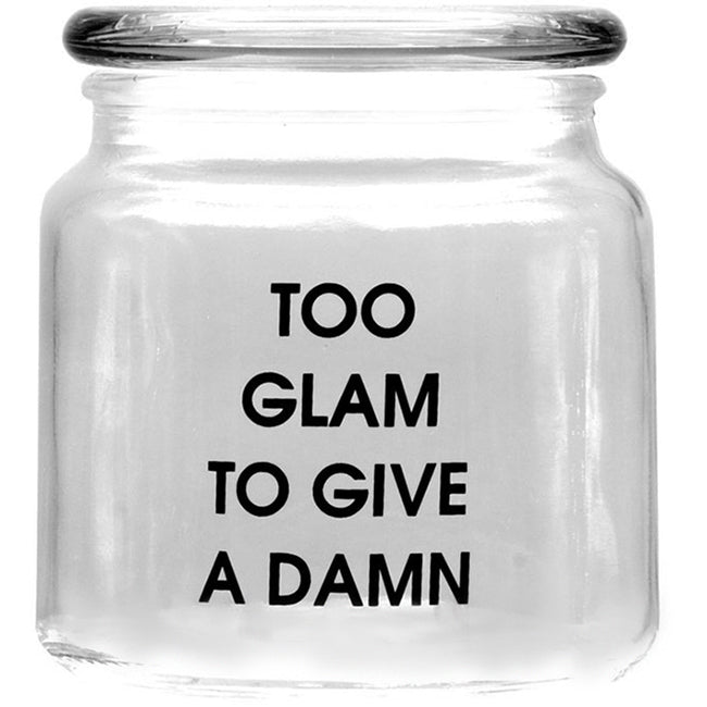 Regent Too Glam Glass Storage Jar With Glass Lid, 550ml