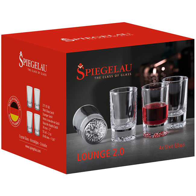 Spiegelau Lounge Shot Glasses, Set Of 4