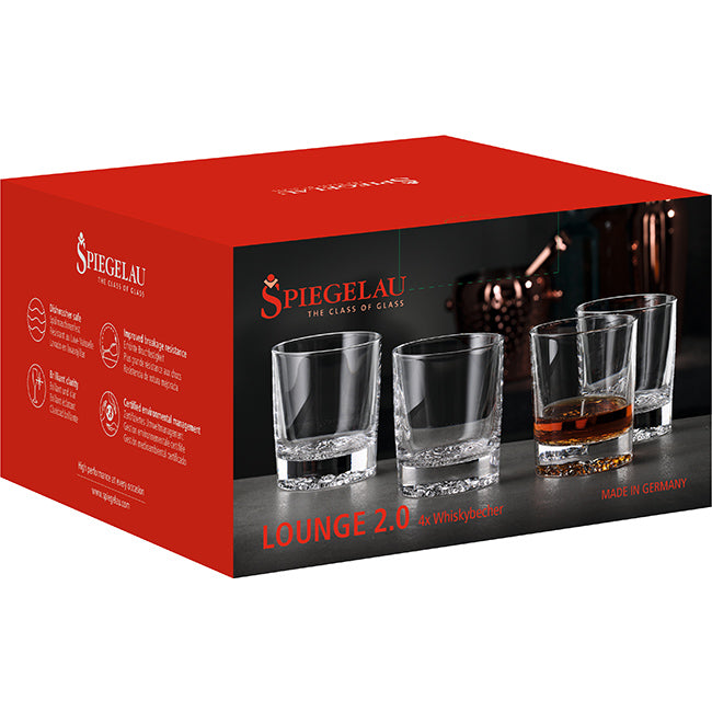 Spiegelau Lounge Whiskey Glasses, Set Of 4