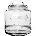 Regent Embossed Glass Cookie Jar, 4L