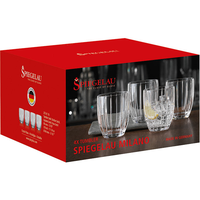 Spiegelau Milano Tumblers, Set Of 4