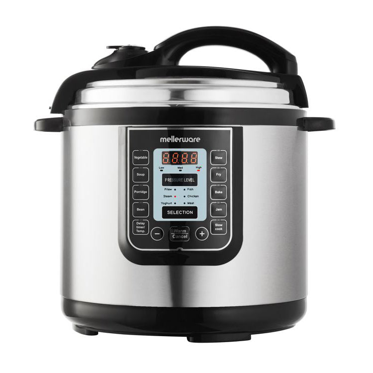 Mellerware Juno 6L Stainless Steel Pressure Cooker