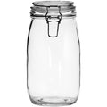Regent Round Canister With Hermetical Seal Clip-Top Lid, 1L