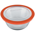 Marinex Glass Mixing Bowl With Plastic Lid, 2.4L