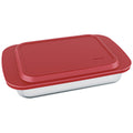 Marinex Rectangular Roaster & Plastic Lid, 40cm