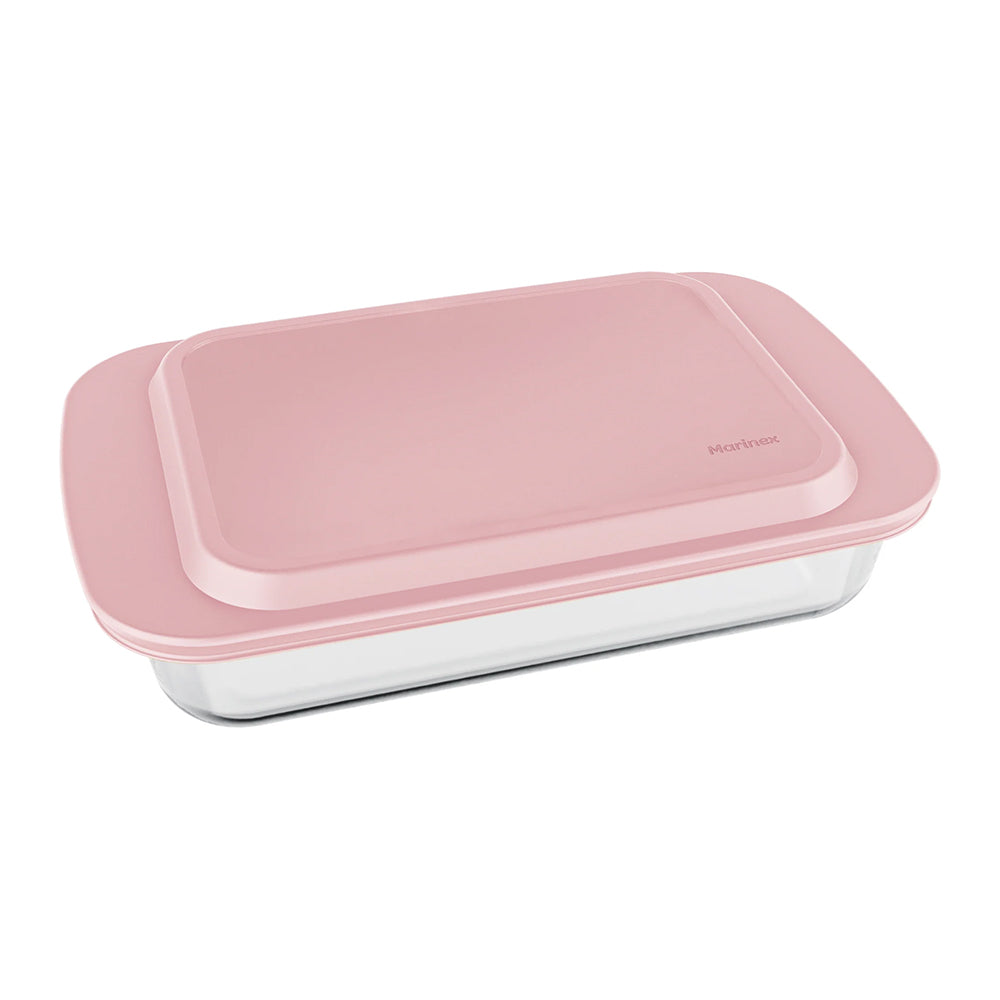 Marinex Rectangular Roaster & Plastic Lid, 3.7L