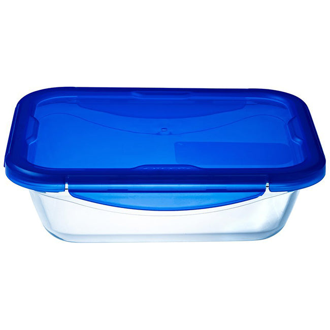 Pyrex Cook & Go Square Roaster With Lock Lid, 1.7L