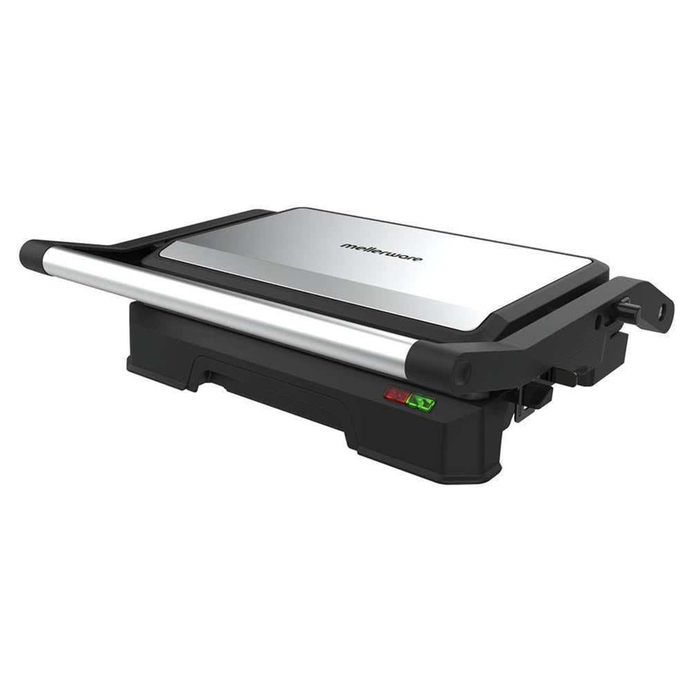 Mellerware Stainless Steel Non-Stick Panini Press