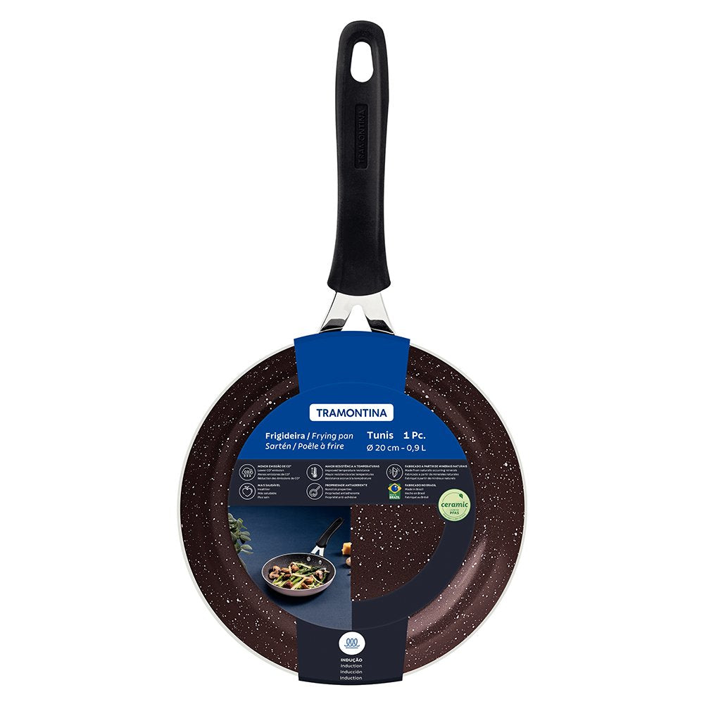 Tramontina Tunis Truffle Pink Ceramic Frying Pan