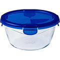 Pyrex Cook & Go Round Glass Dish With Lock Lid