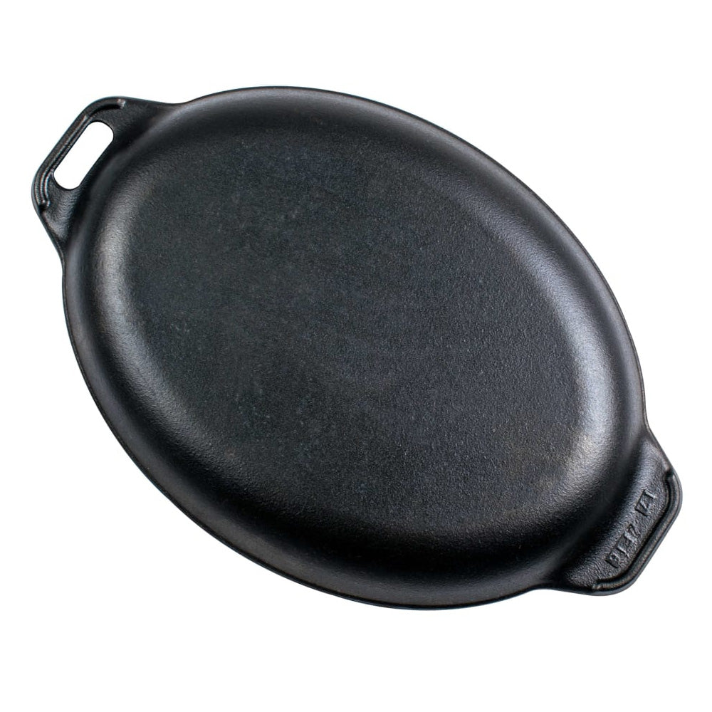 Victoria Enamelled Oval Serving Cast Iron Griddle