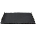 Regent Slate Rectangular Serving Tray With Handles, 40cm