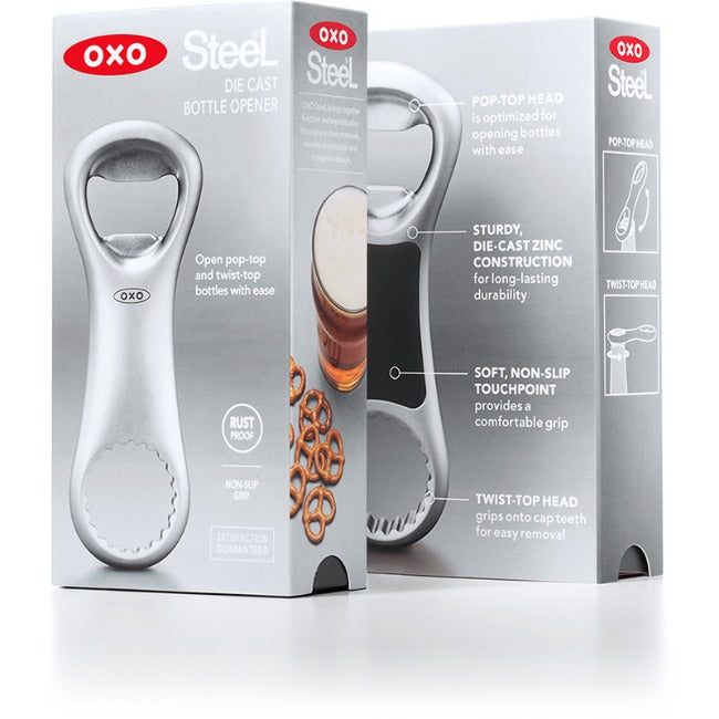 OXO Steel Die-Cast Bottle Opener