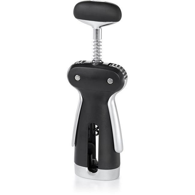 OXO Steel Winged Corkscrew with Removable Foil Cutter