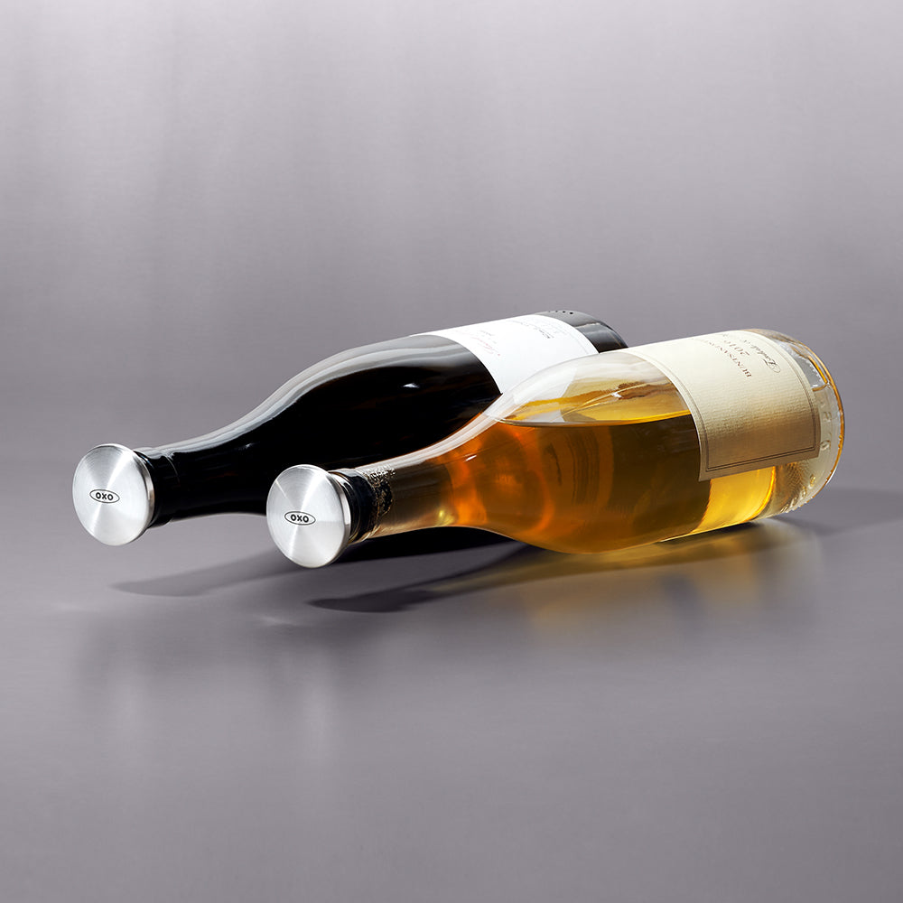 OXO Steel Expanding Wine Stoppers, Set of 2