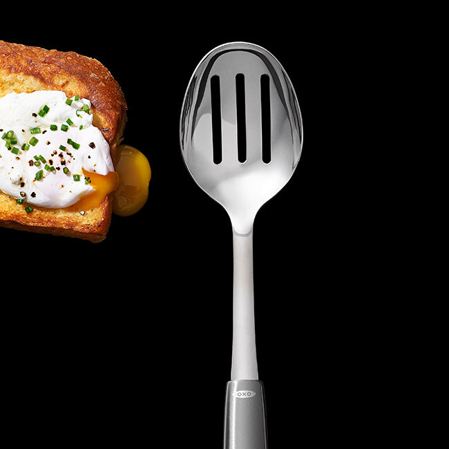 OXO Stainless Steel Slotted Spoon with Non-Slip Touchpoint Grip