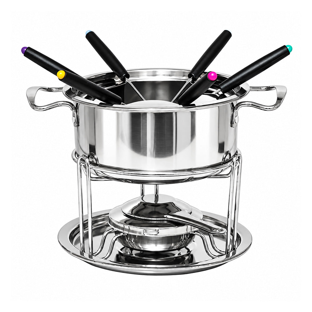 Regent Fondue Set With Burner & 6 Forks