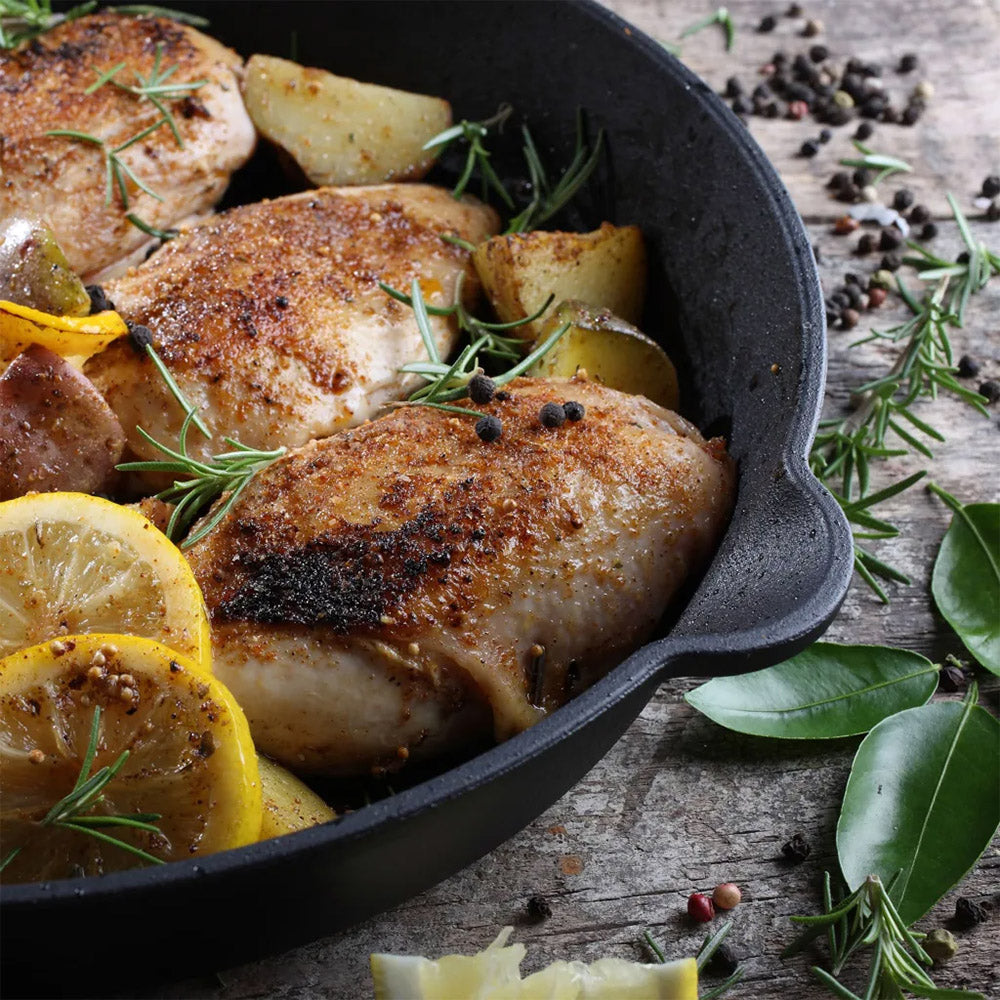 Victoria Enamelled Cast Iron Skillet