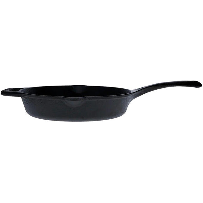 Victoria Enamelled Cast Iron Skillet With Helper Handle, 26cm