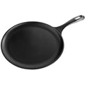 Victoria Seasoned Cast Iron Griddle Pan, 26cm