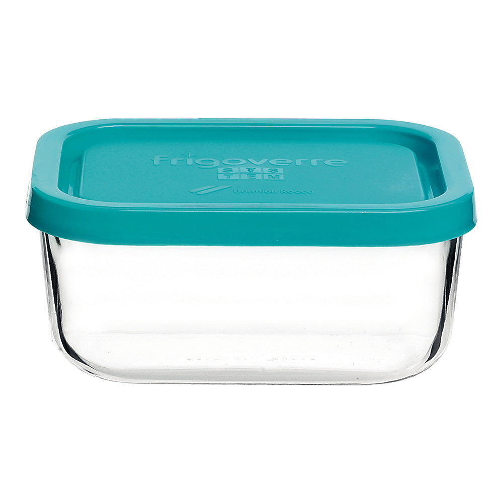 Bormioli Rocco Frigoverre 13cm Rectangular Glass Storage Containers, Set of 3