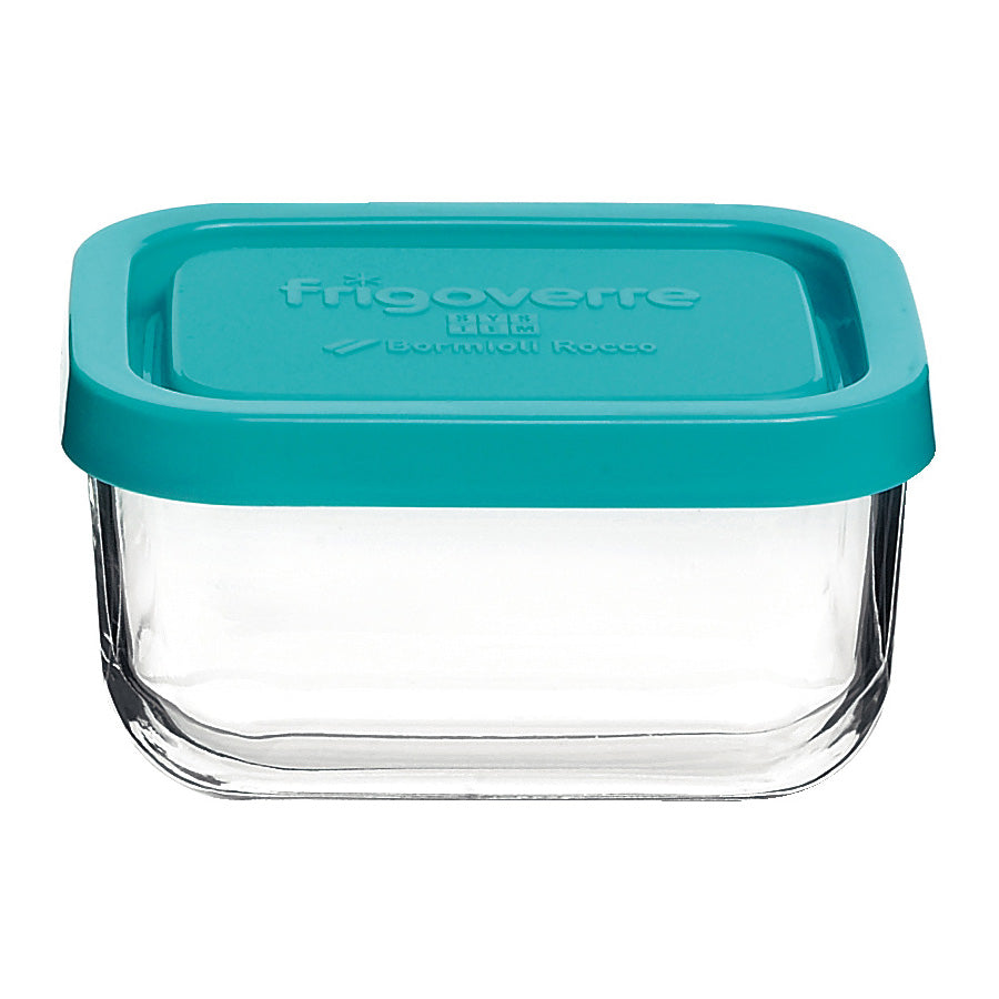 Bormioli Rocco Frigoverre 10cm Rectangular Glass Storage Containers, Set of 3
