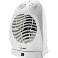 Mellerware White Oscillating Fan Heater