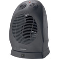 Mellerware Graphite Oscillating Fan Heater