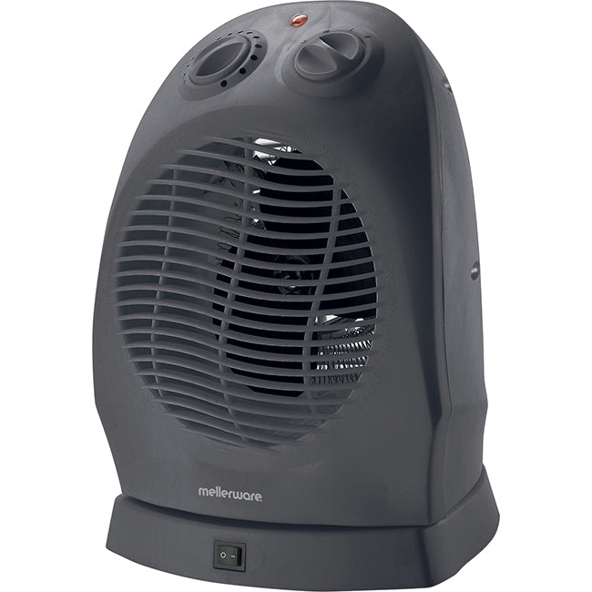 Mellerware Graphite Oscillating Fan Heater