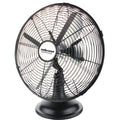 Mellerware Aquillo Breeze Stainless Steel Black Desk Fan, 30cm