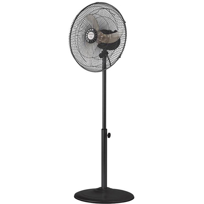 Mellerware Elegant Breeze Steel Black Pedestal Fan, 40cm