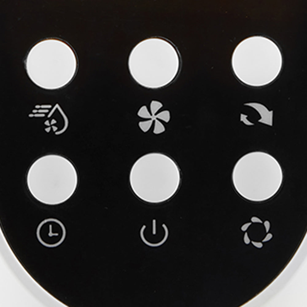 Mellerware 3 Speed Mist Fan With Remote Control & Timer, 40cm