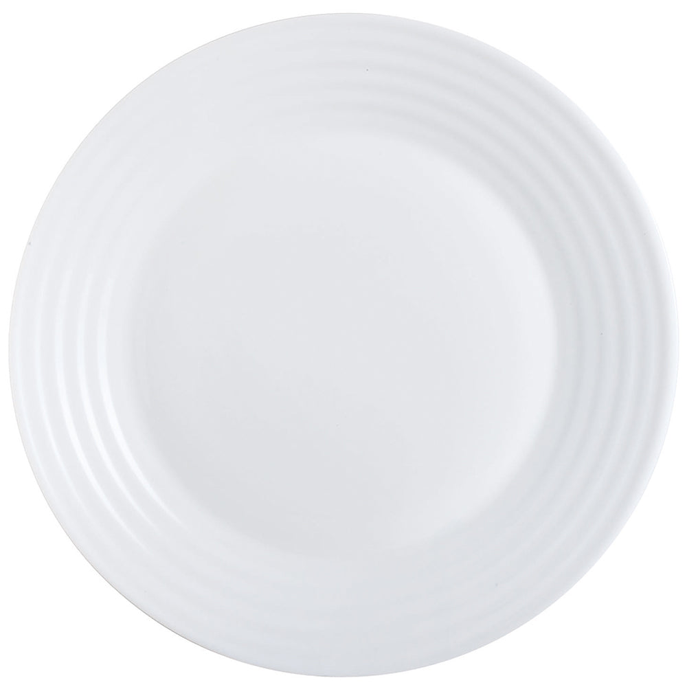 Luminarc Stairo Opal Tempered Glass Dinner Plate, 25cm