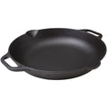 Victoria Seasoned Cast Iron Skillet With Helper Handles, 33cm