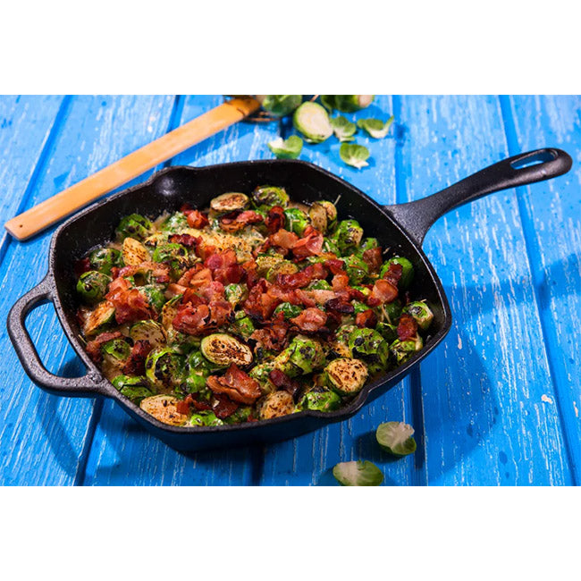 Victoria Enamelled Cast Iron Grill Pan With Helper Handle, 26cm