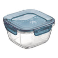 Bormioli Rocco Frigoverre Evolution Square Glass Storage Container with Lid