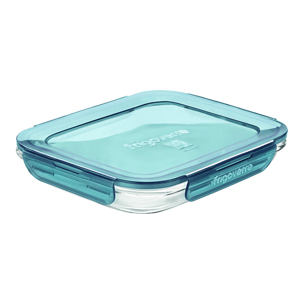 Bormioli Rocco Frigoverre Evolution Rectangular Glass Storage Container with Lid